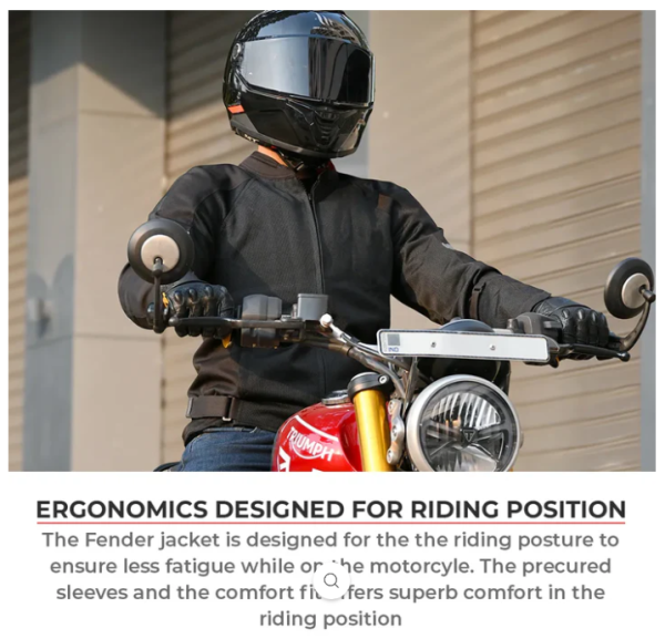 VIATERRA FENDER – URBAN MESH RIDING JACKET WITH BASE LAYER
