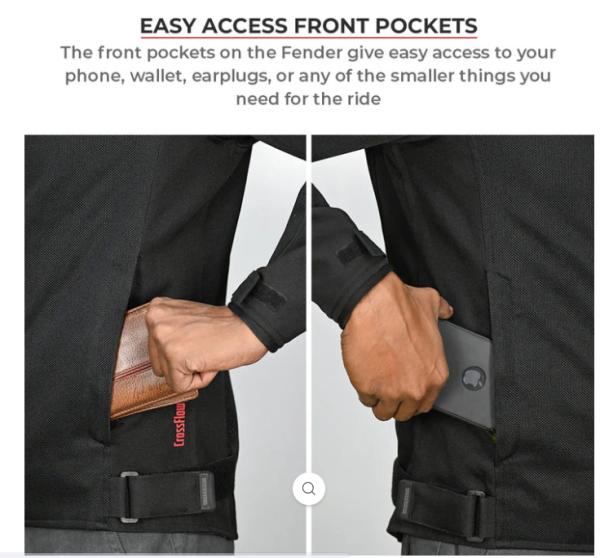 VIATERRA FENDER – URBAN MESH RIDING JACKET WITH BASE LAYER